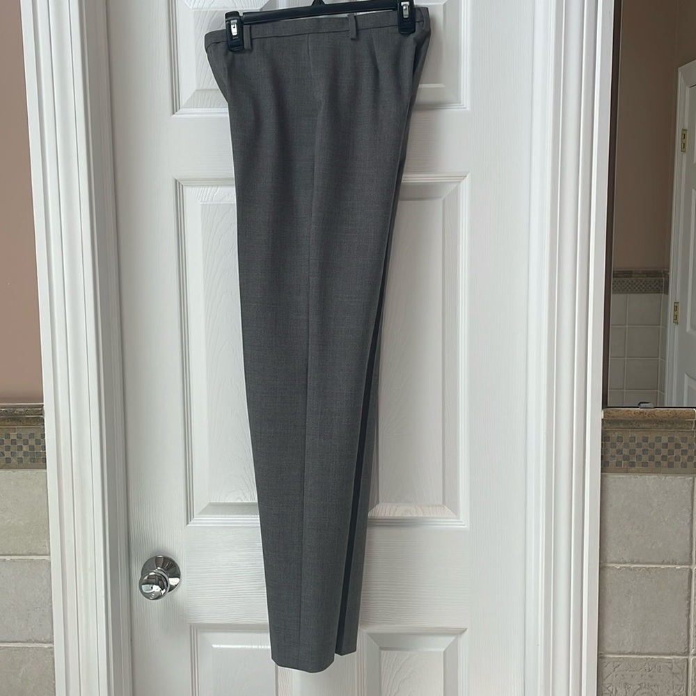 Grey wool and polyester slacks